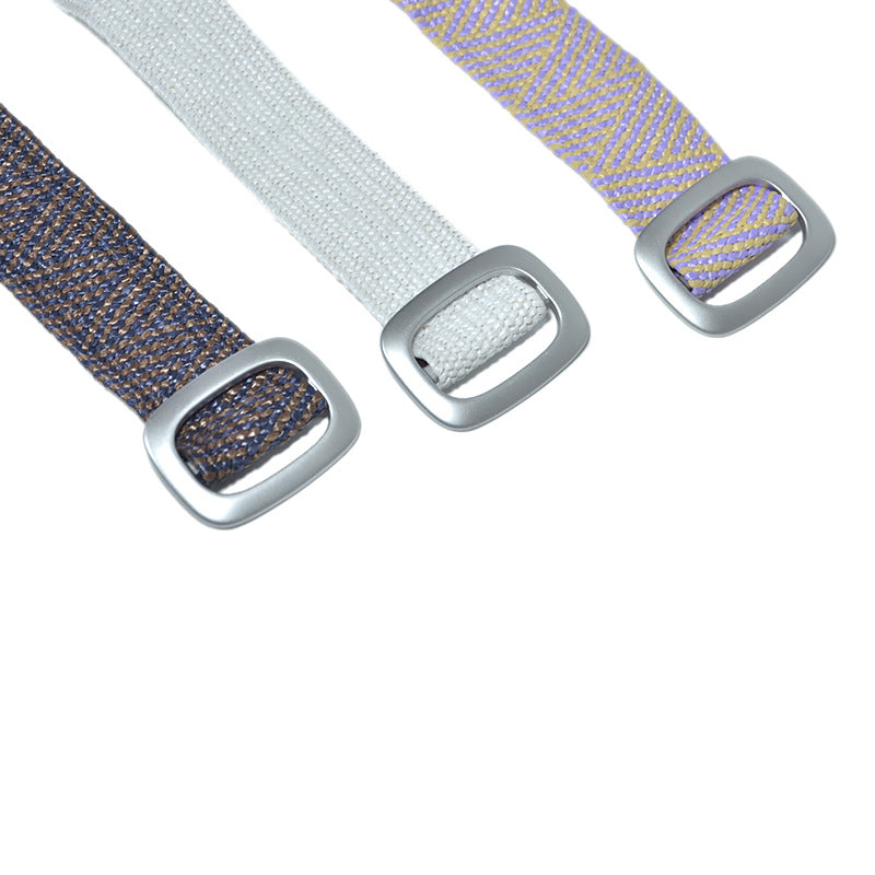Smooth Buckle Stretch Women's Belt