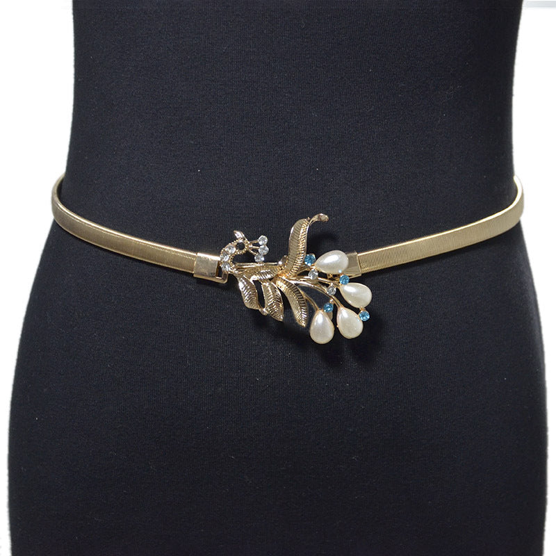 Peacock spring waist chain custom wholesale