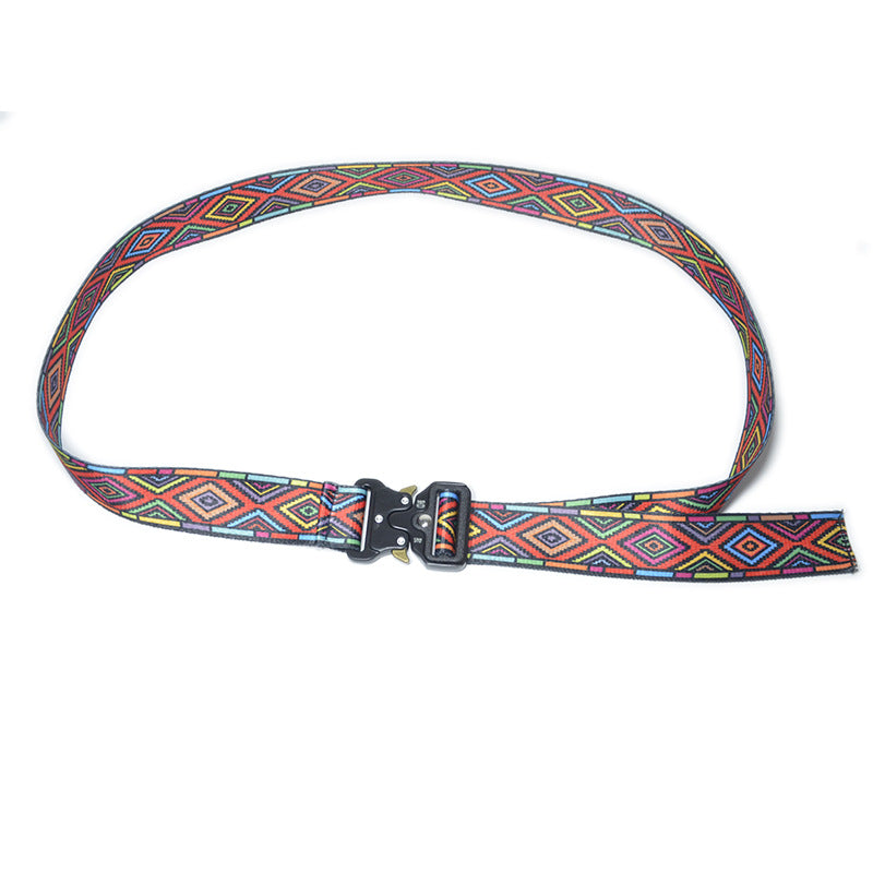 Silk cloth with buckle decoration