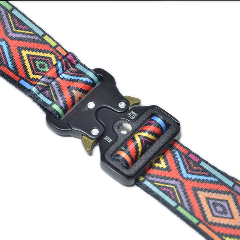 Silk cloth with buckle decoration