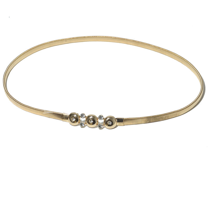 Rhinestone inlaid elastic spot wholesale