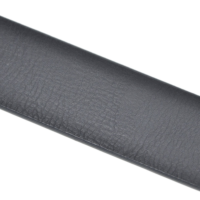 Double buckle imitation leather belt