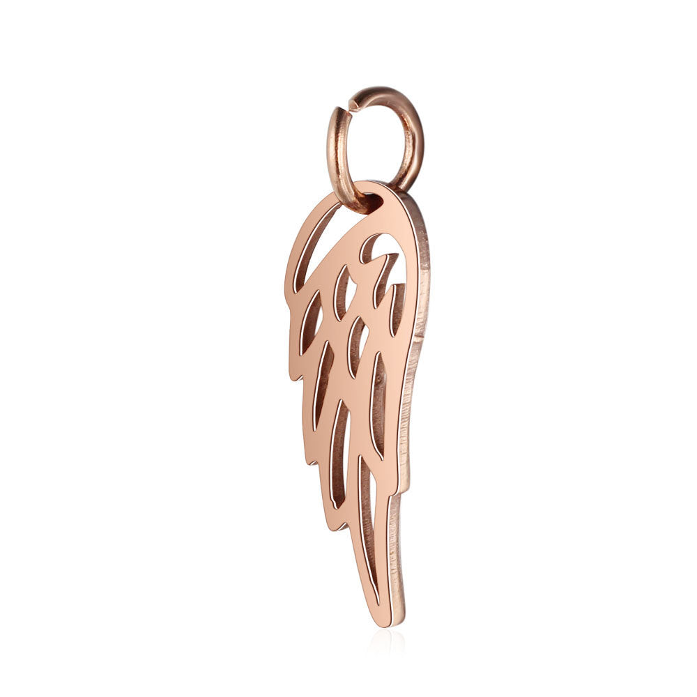 Colgante de acero inoxidable con forma de pata de perro y corazón de melocotón
