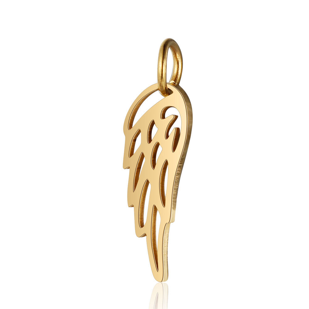 Colgante de acero inoxidable con forma de pata de perro y corazón de melocotón