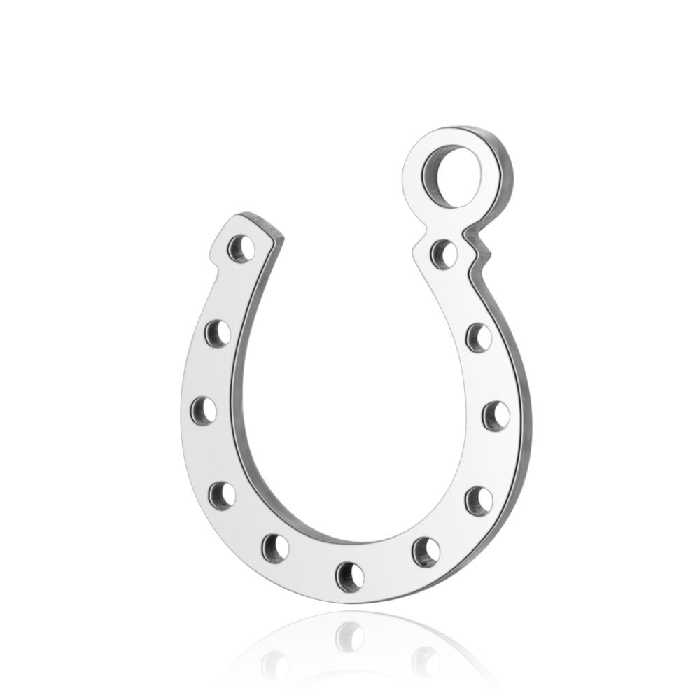 10 piezas/bolsa de accesorios de joyería de acero inoxidable para bricolaje, colgante de árbol de la vida