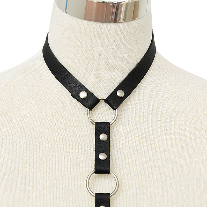 Sexy sex bondage collar belt