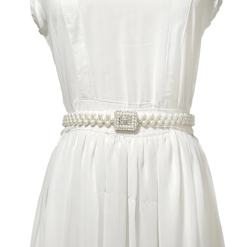 Pearl waist chain