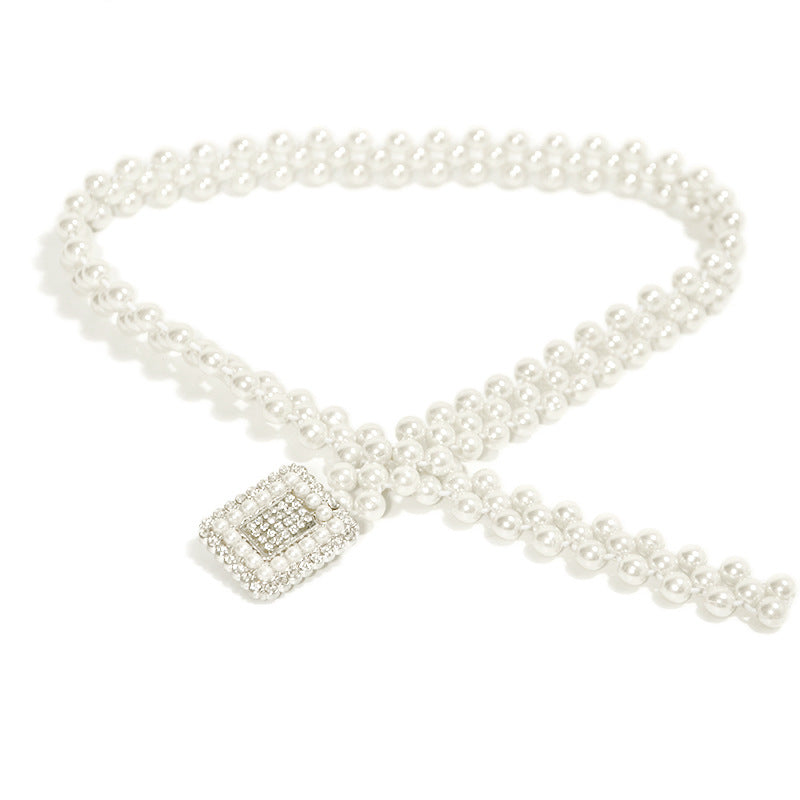 Pearl waist chain