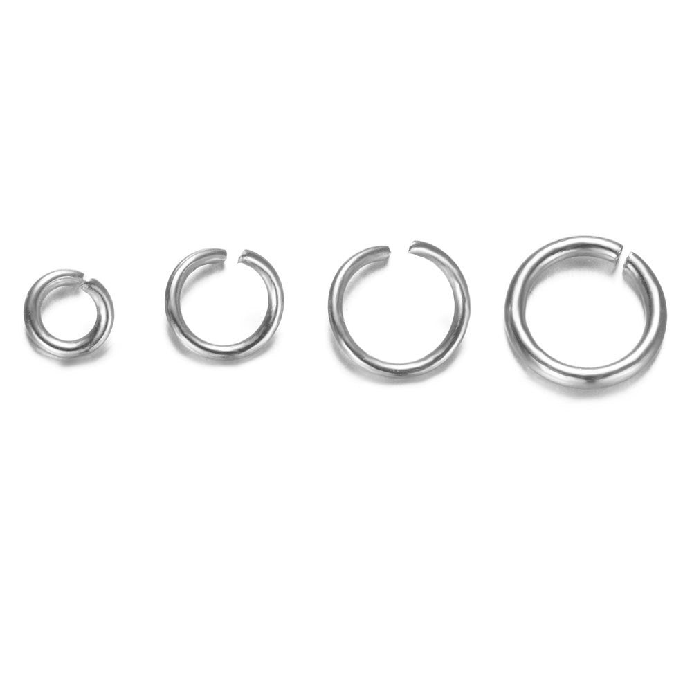 Stainless steel accessories O-type gold-plated opening ring