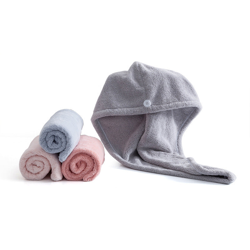 Turbante para cabello de secado rápido y absorbente de agua
