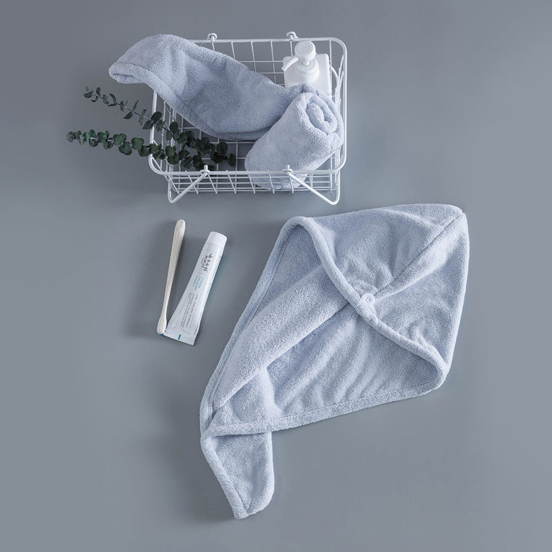 Turbante para cabello de secado rápido y absorbente de agua
