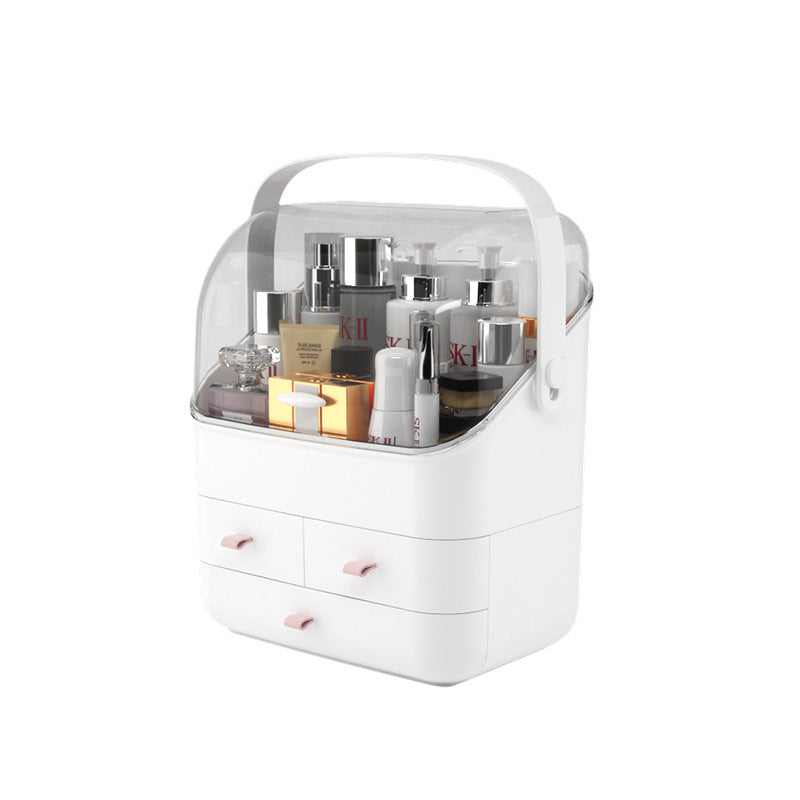 Caja de almacenamiento de maquillaje transparente