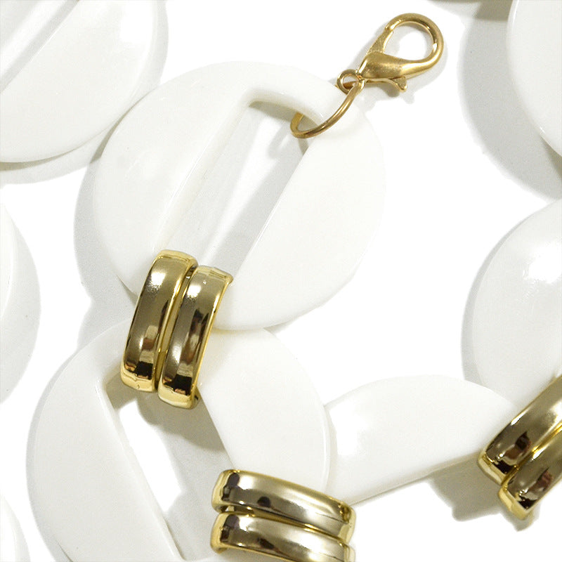 Shell decorative metal waist chain