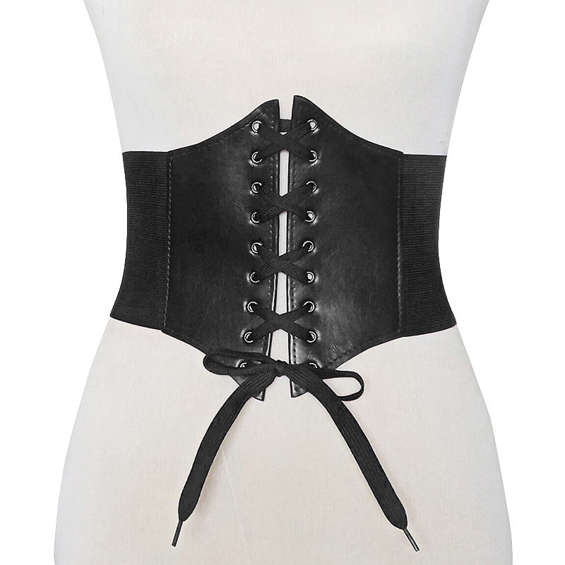 Plastic waist lace rivets