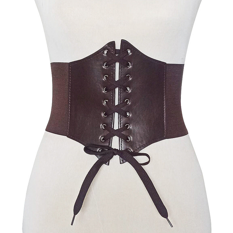 Plastic waist lace rivets