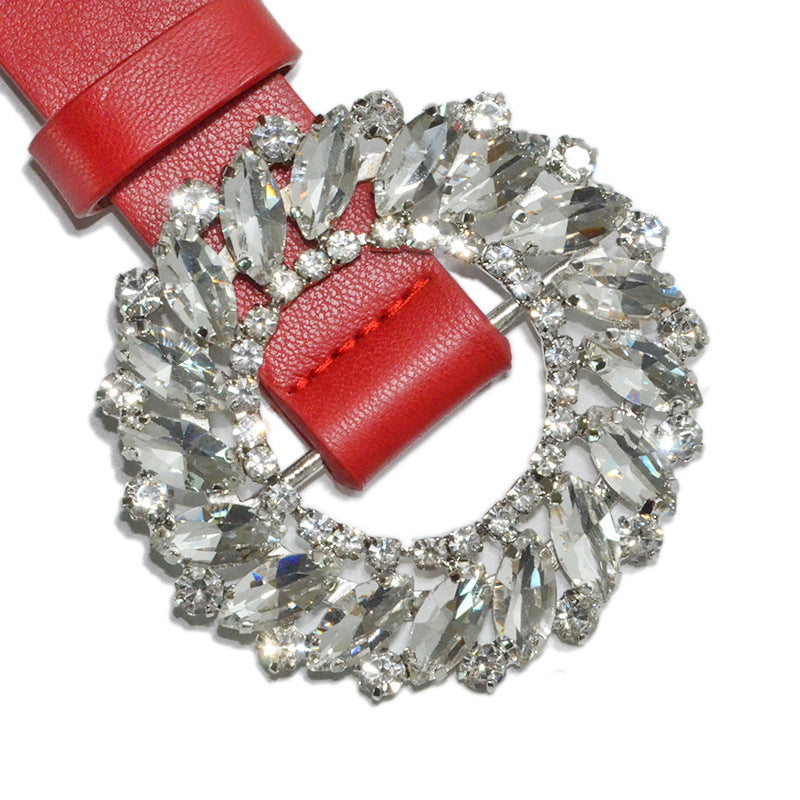 Rhinestone Crystal Ladies Belt