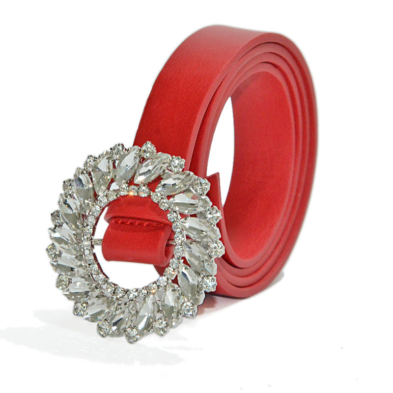 Rhinestone Crystal Ladies Belt