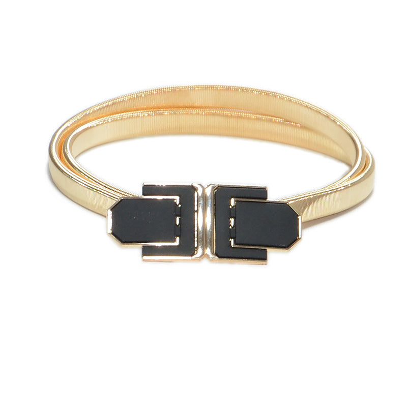 Paint pair buckle metal spring waist chain