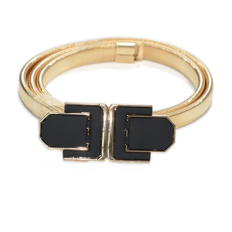 Paint pair buckle metal spring waist chain