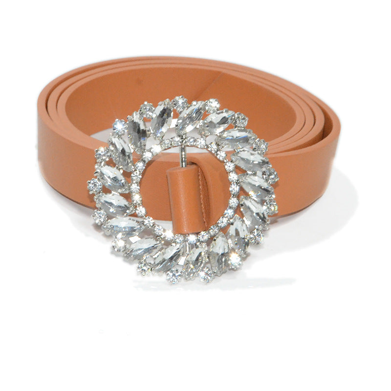 Rhinestone Crystal Ladies Belt