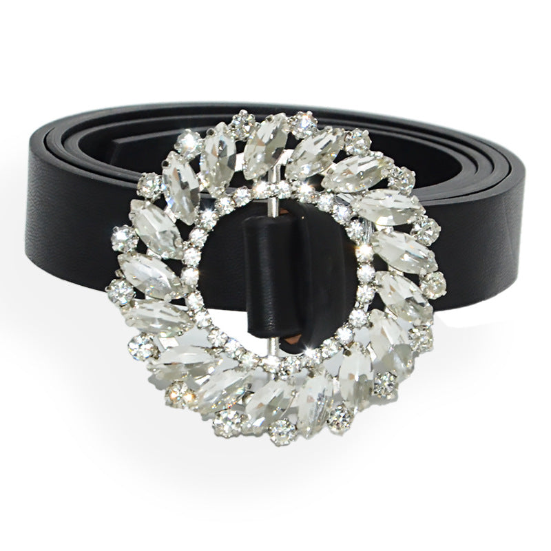 Rhinestone Crystal Ladies Belt