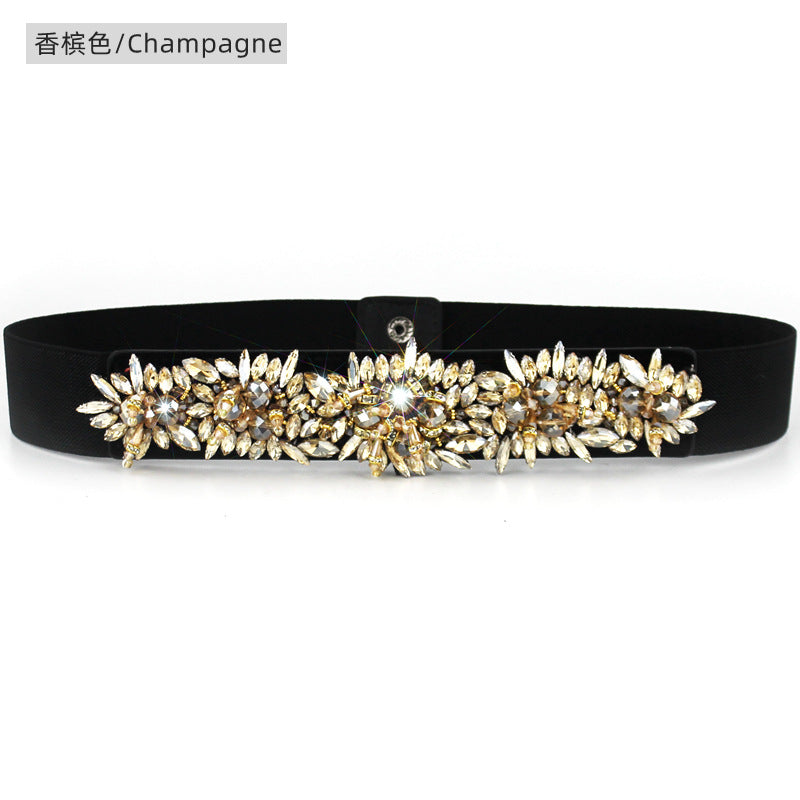 Crystal elastic waist seal