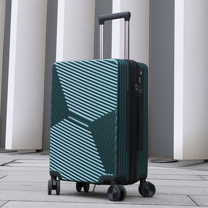 Silent universal wheel trolley case