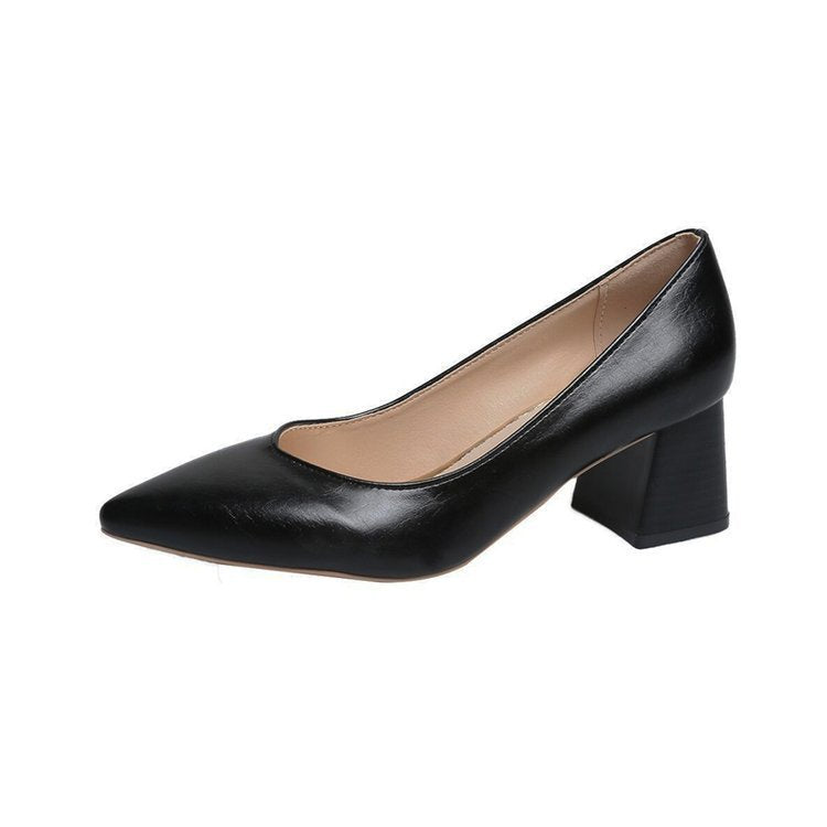 Shallow mouth sexy high heels women's shoes