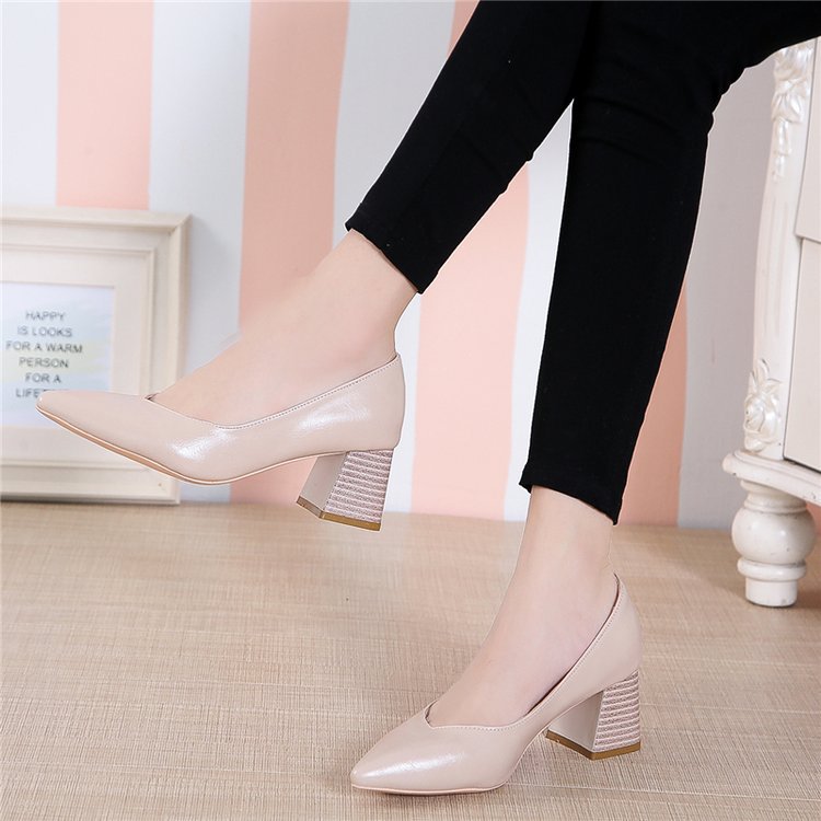 Shallow mouth sexy high heels women's shoes