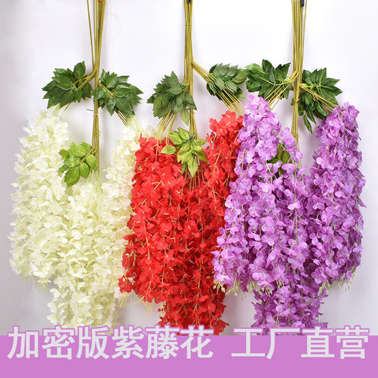 Wedding ceiling decoration wisteria artificial flowers