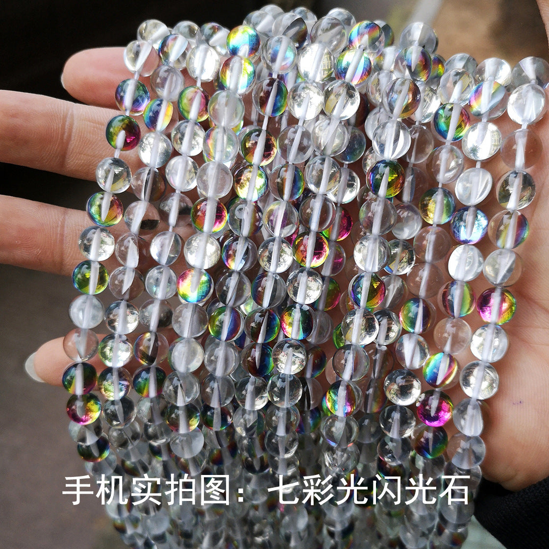 Material decorativo para hacer tú mismo con cuentas sueltas de piedras brillantes