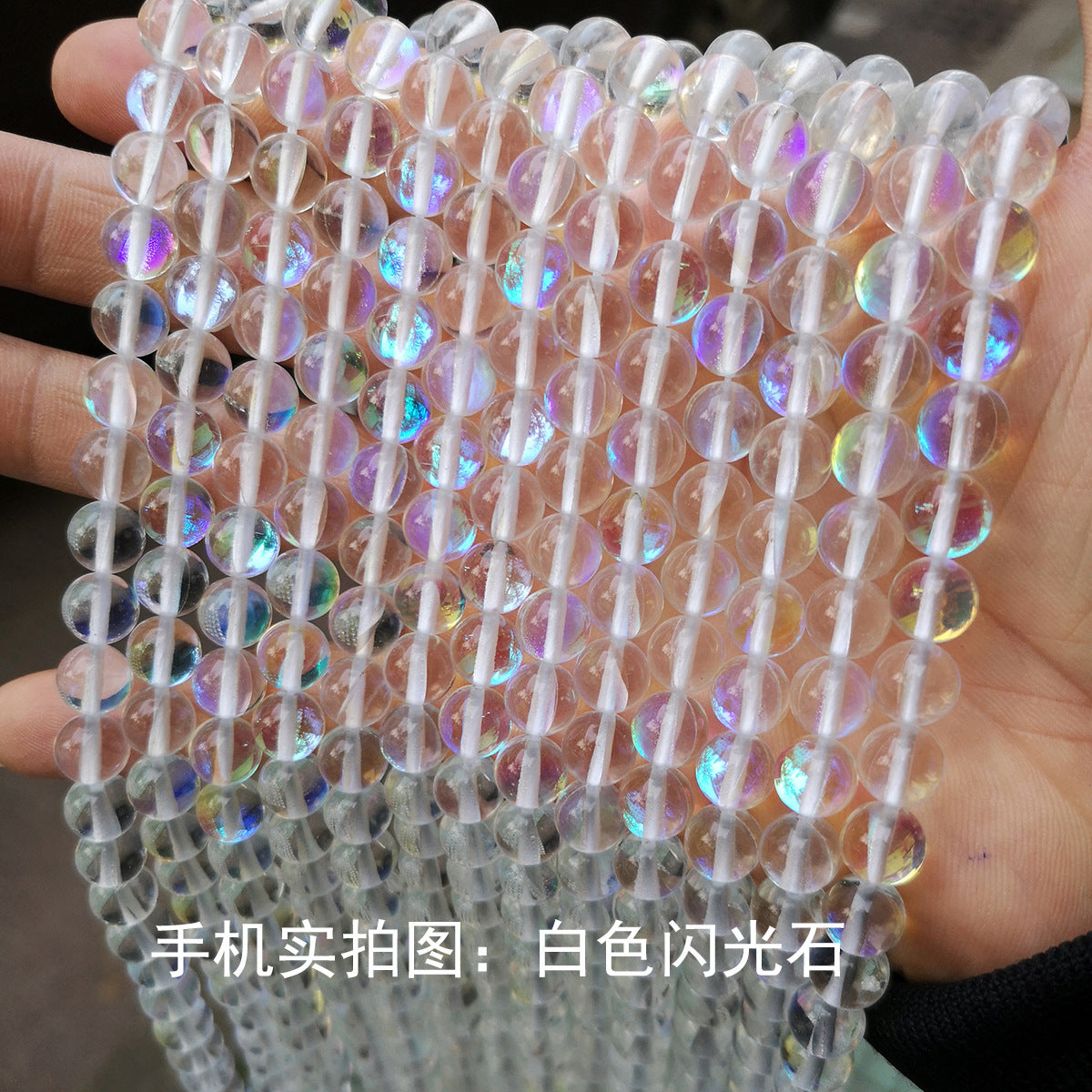 Material decorativo para hacer tú mismo con cuentas sueltas de piedras brillantes
