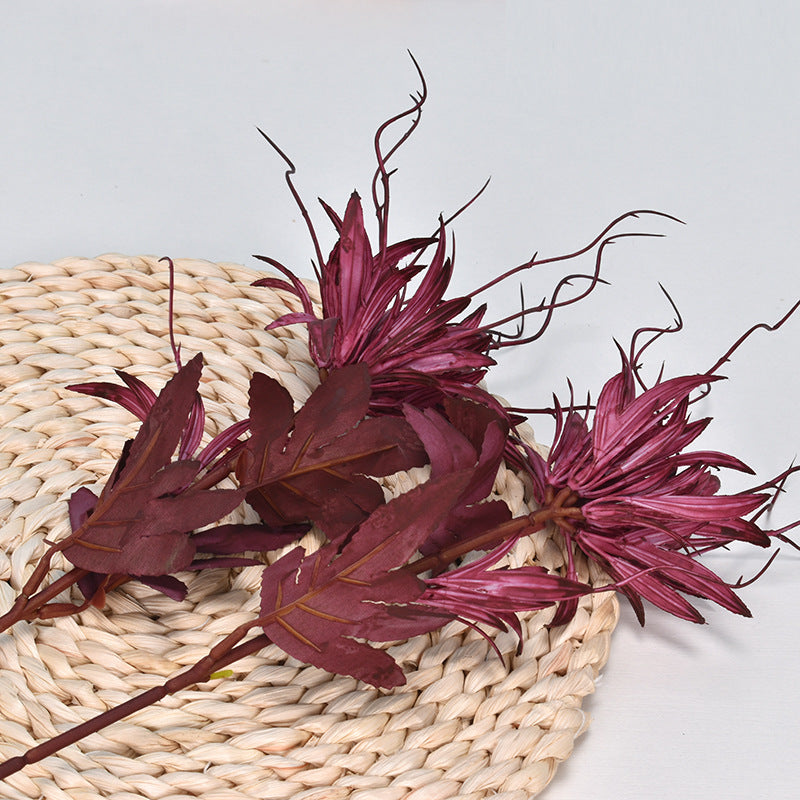 Simulación de barba de dragón de plástico Epiphyllum de una sola llama