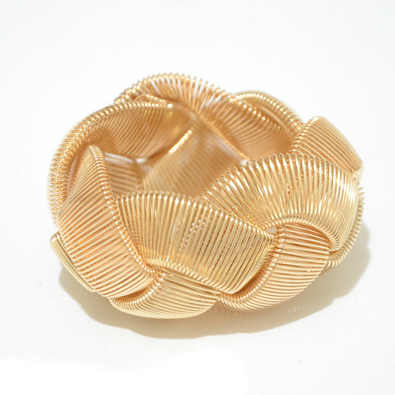 Ring Ladies Metal Spring Bracelet