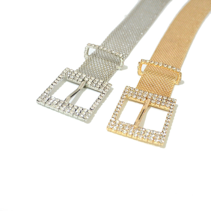 Rhinestone inlaid belt spot wholesale