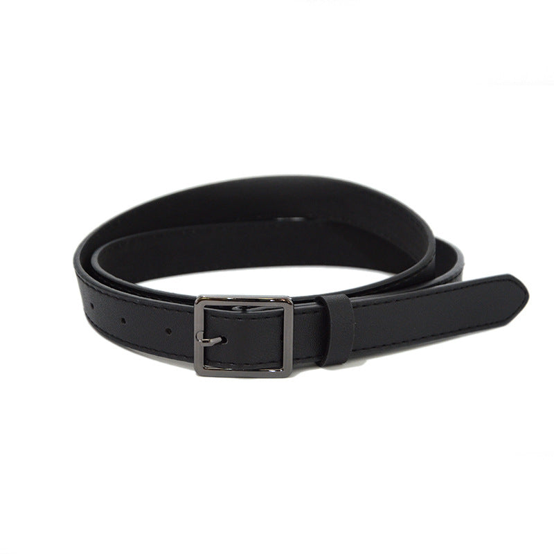 Simple pin buckle belt casual