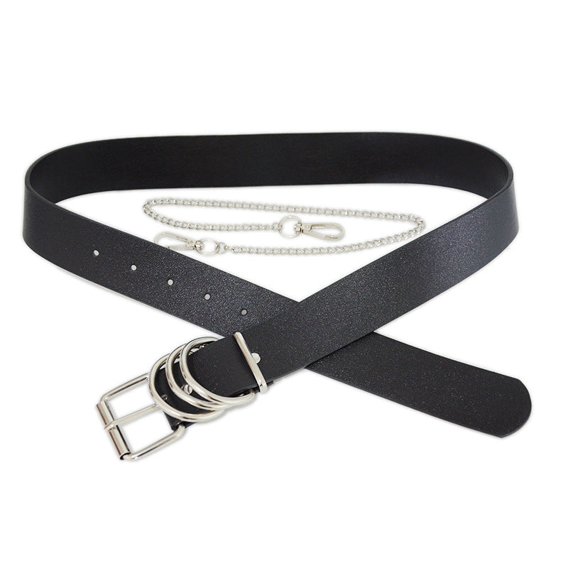 Buckle chain decorative belt