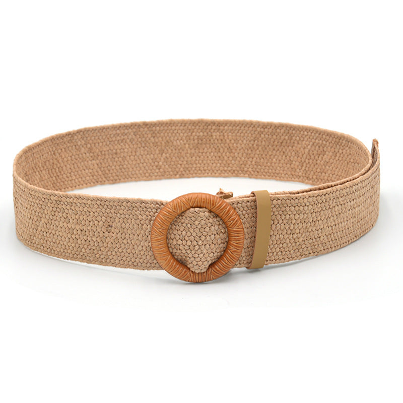 Non-porous round hole texture belt