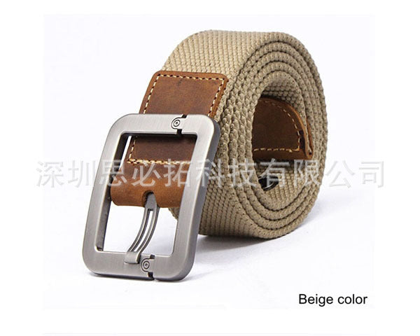Soldier clothing canvas belt