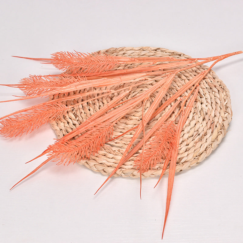 5 artificial reed flowers