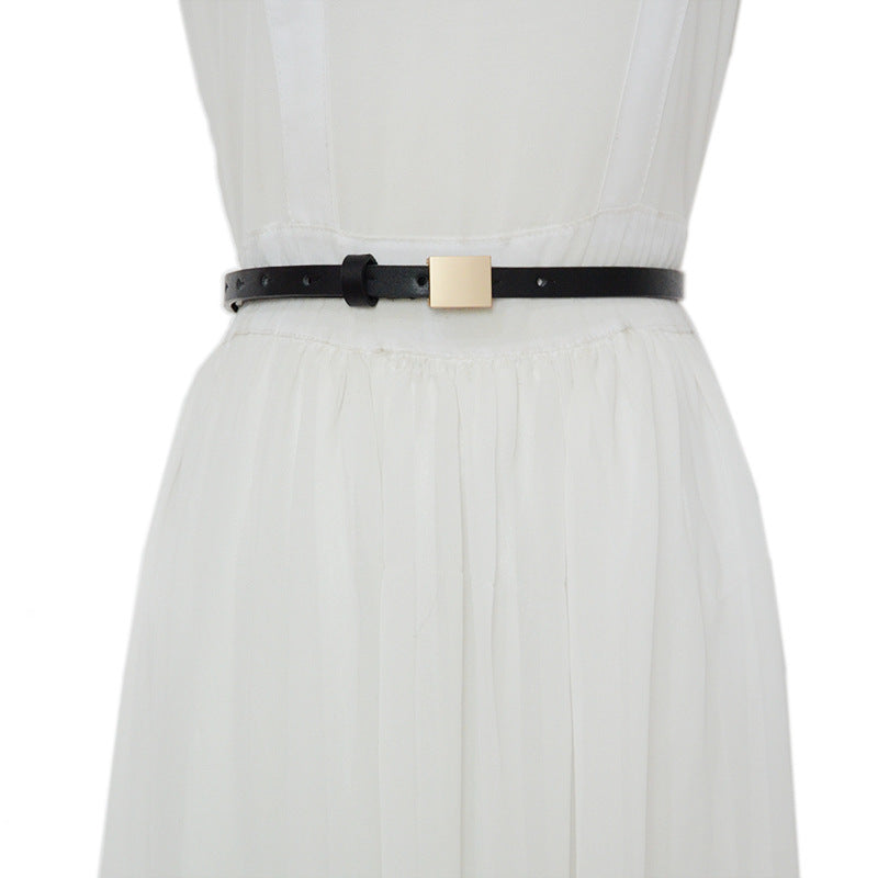 Square buckle belt