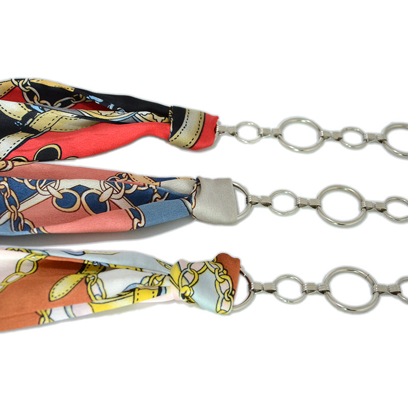 Ring waist chain decorative strap