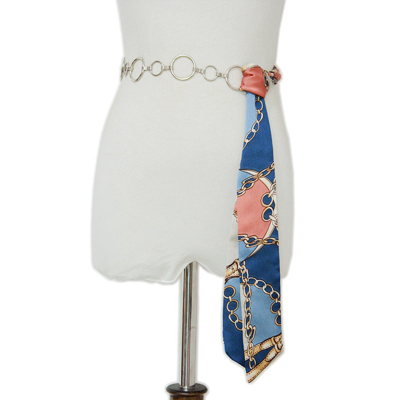Ring waist chain decorative strap
