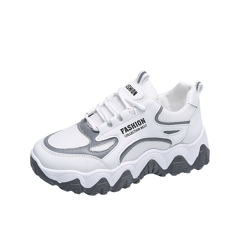 Versatile wave sole sneakers