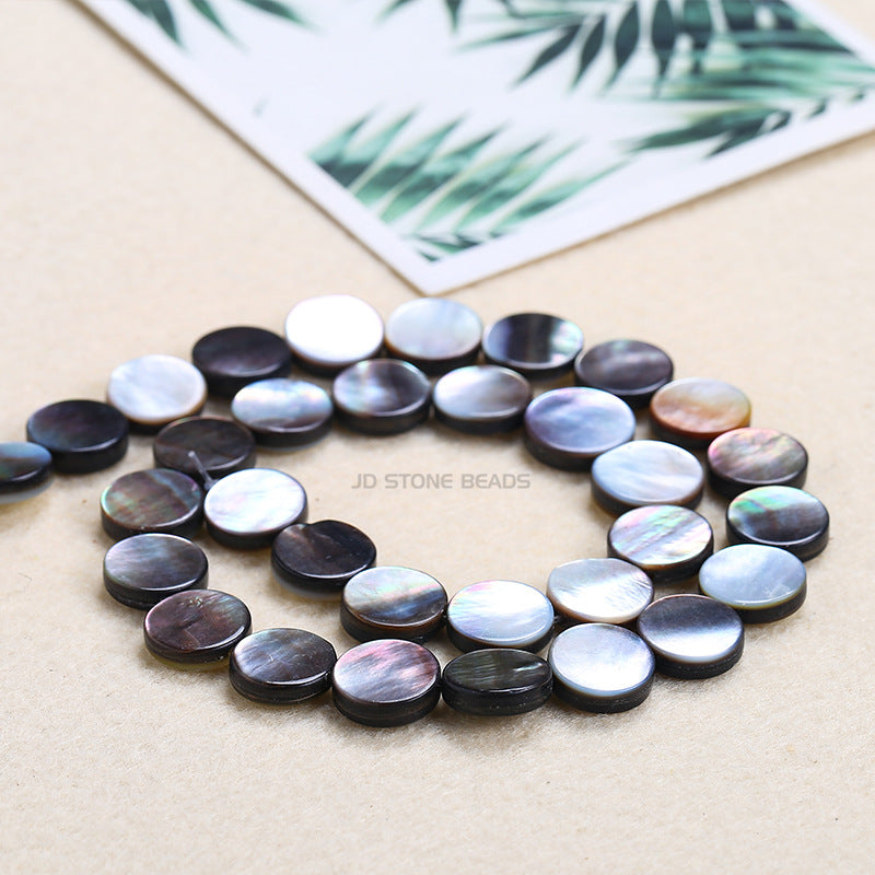 Shell peach heart square special-shaped loose beads