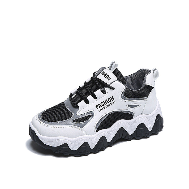 Versatile wave sole sneakers