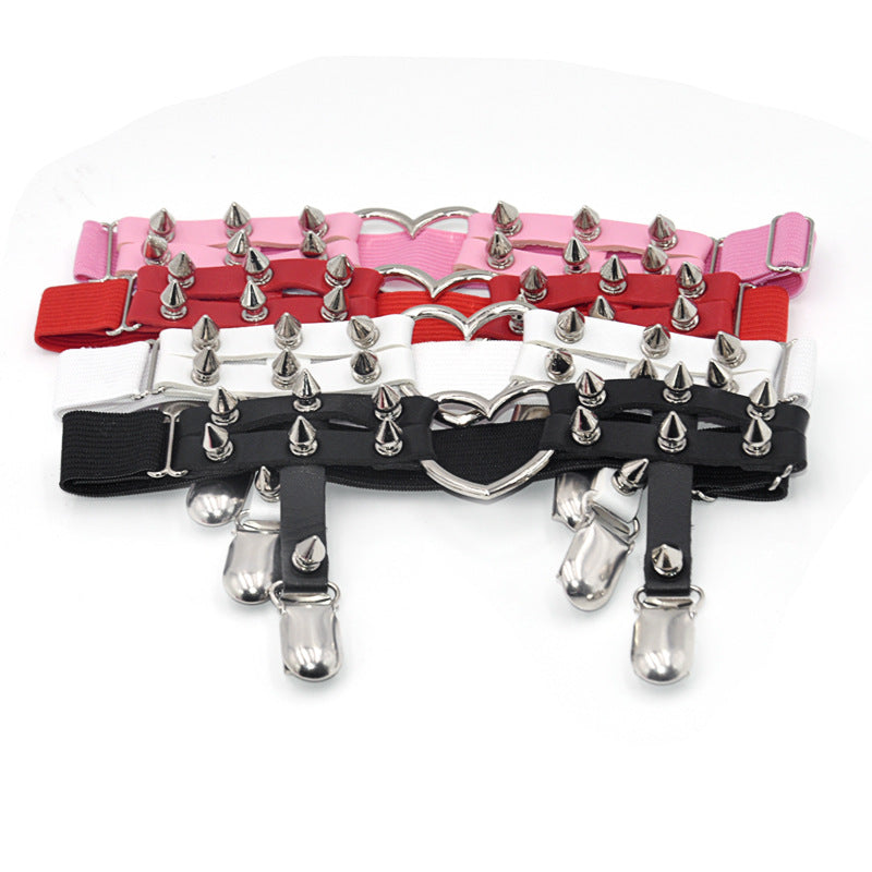 Punk hip-hop leg rings ankle rings garters