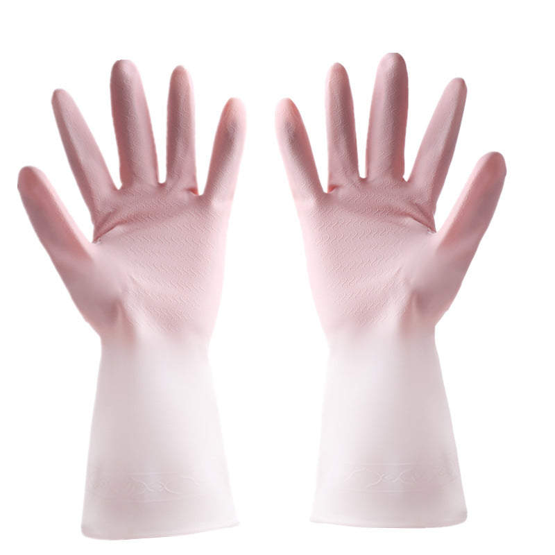 Dishwashing Gloves for Women, Latex Kitchen Gloves, Durable and Waterproof