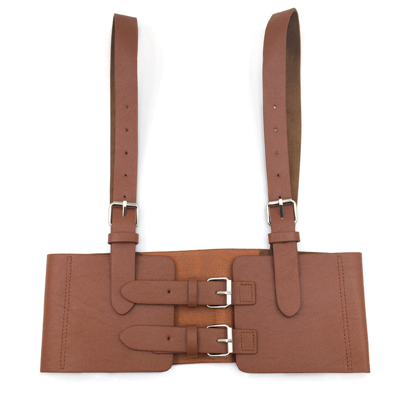 Personalized retro sweet strap waist seal