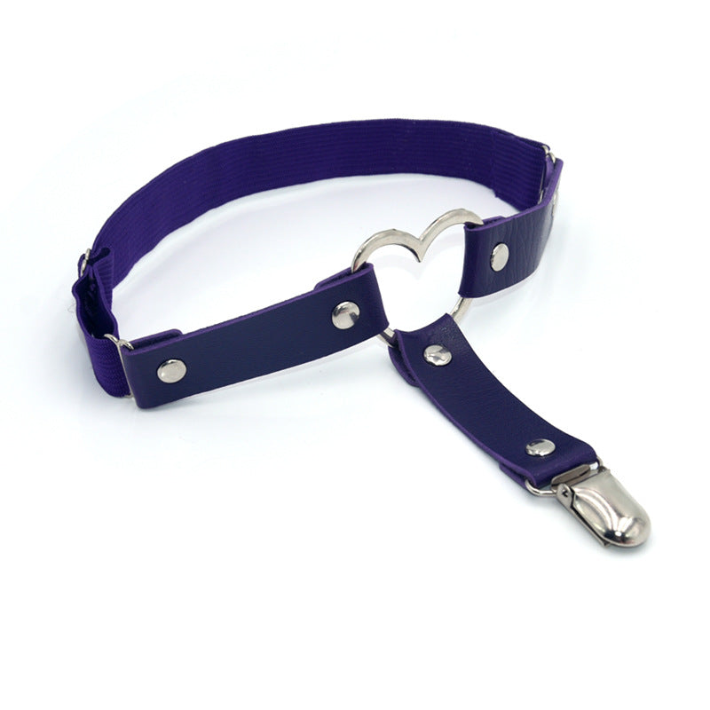 Punk goth leg rings
